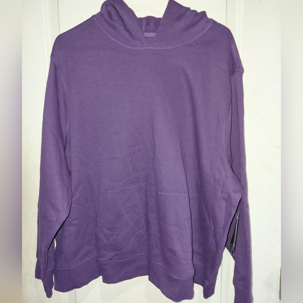 Ideology Purple Women's Hoodie Sweater Size 3X